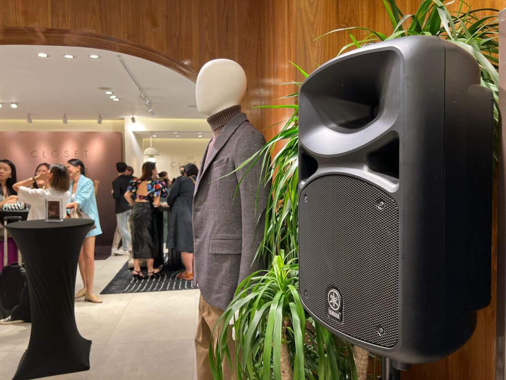 rent speakers for events