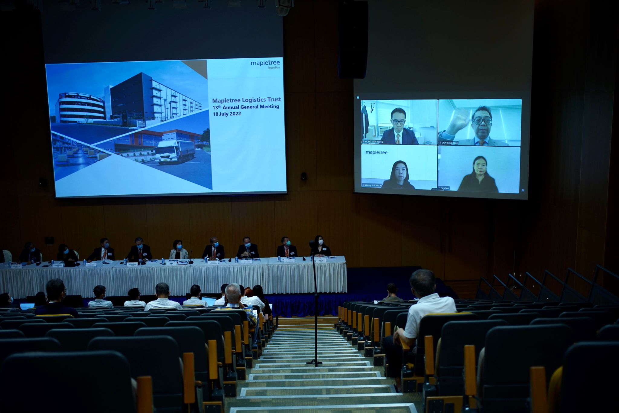 AGM Audio Visual Production - Mapletree Logistics Trust