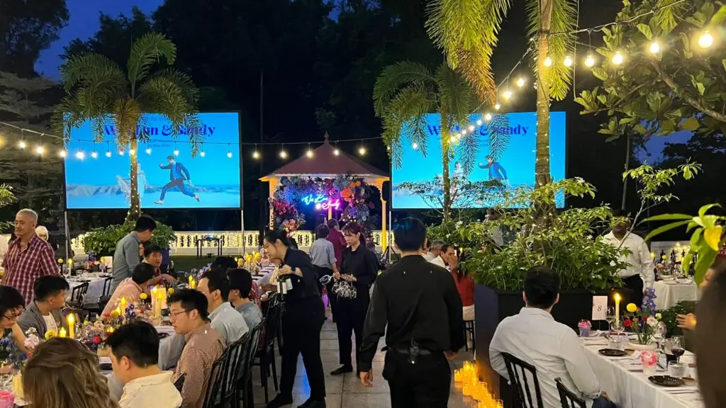 Projector Screen Rental_Alkaff Mansion 2