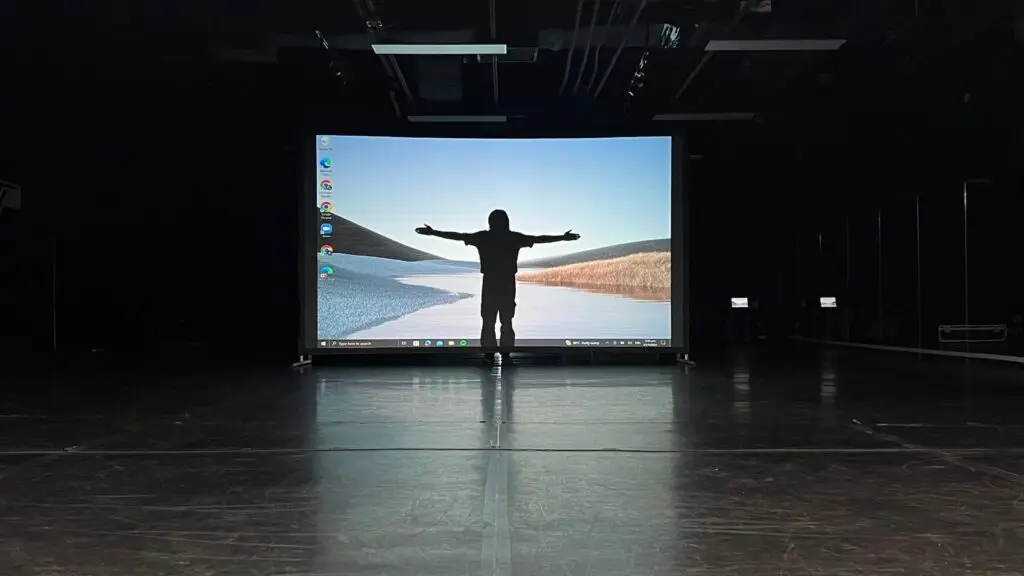 Projector screen rental