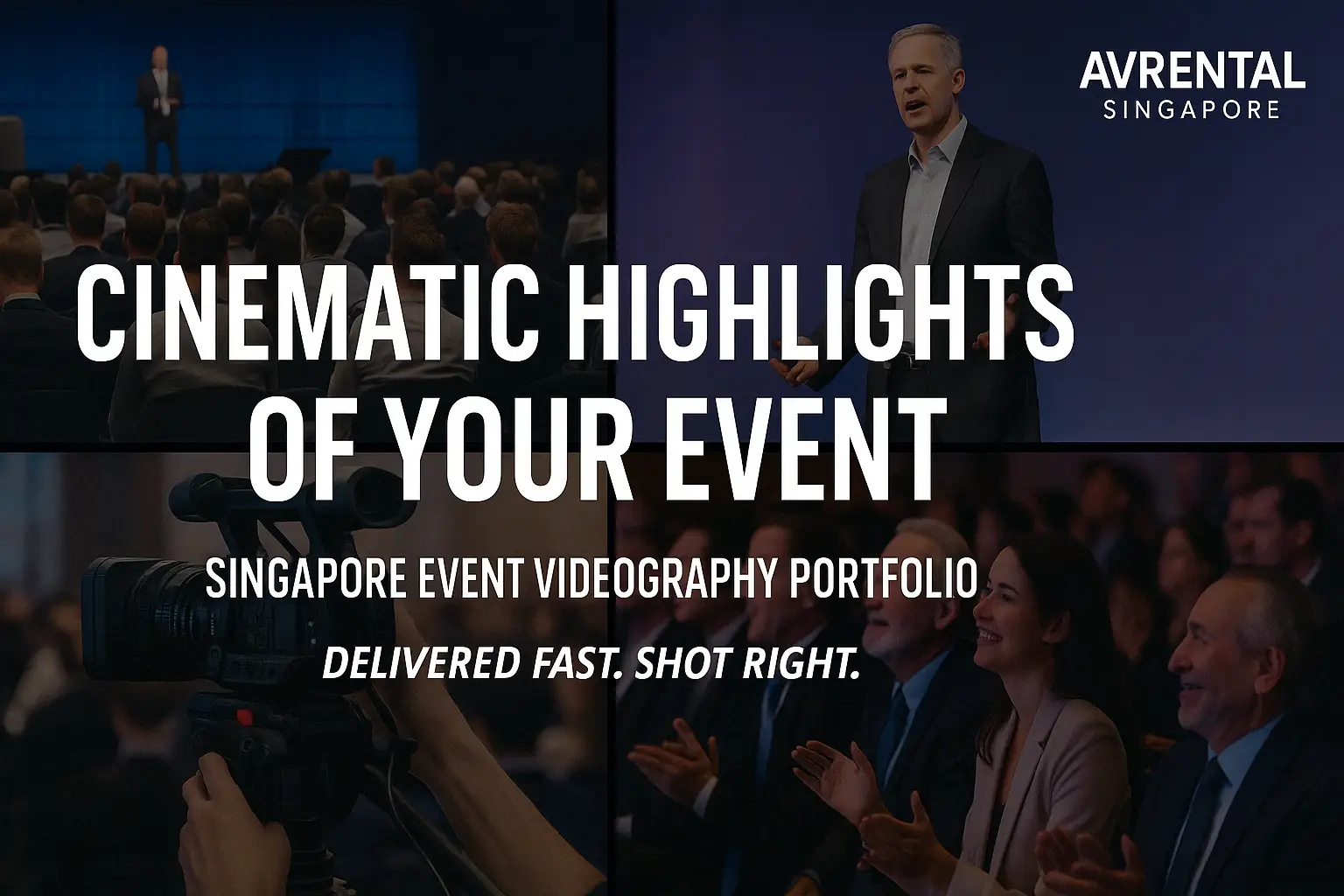 Cinematic event highlights video Singapore