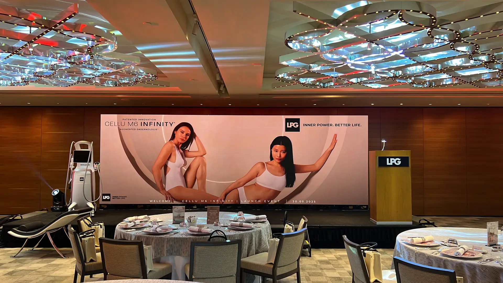 LED Wall rental Grand Hyatt Singapore Product Launch