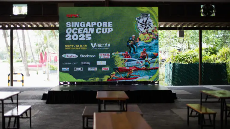 Singapore Ocean Cup 2025 LED wall Sentosa