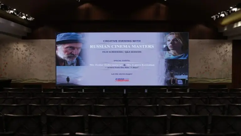 5m X 2m LED wall setup Capitol Kempinski