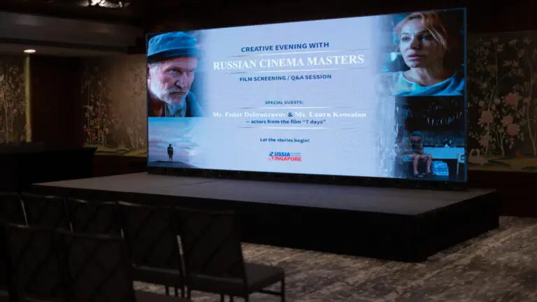 5m X 2m LED wall setup Capitol Kempinski