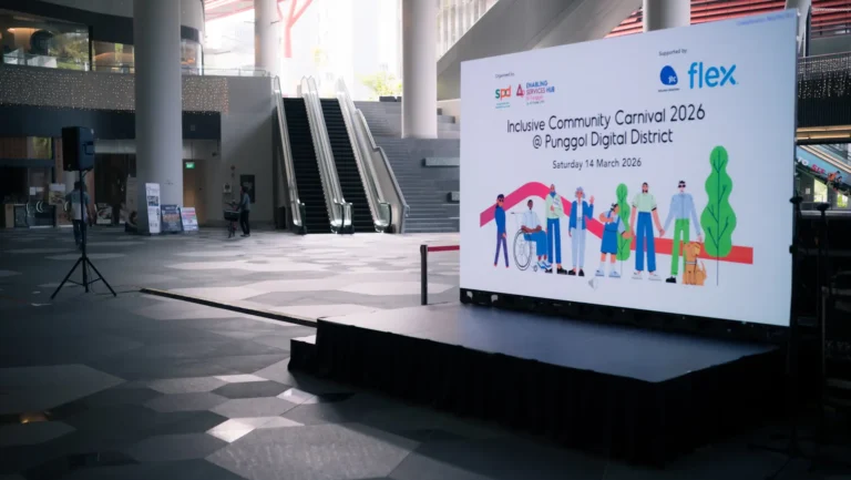 3m X 2m LED Wall Rental Punggol Digital District