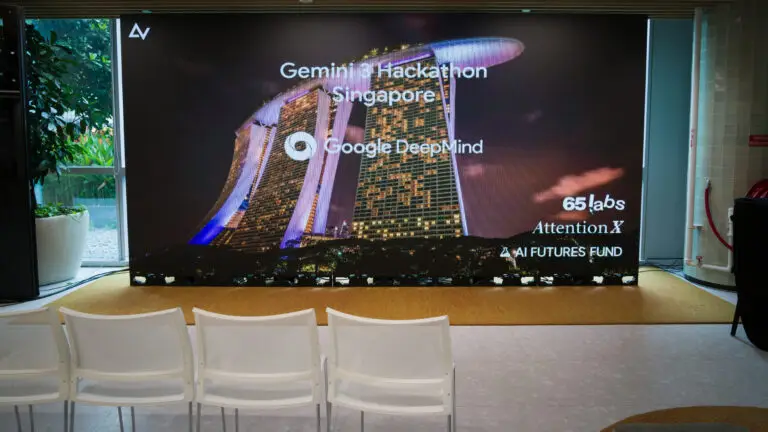 LED Wall Rental For Google Gemini Hackathon. Venue Great Rooms PLQ Quarter
