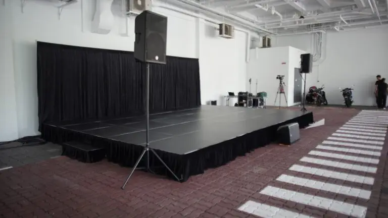 Large modular stage rental for events in singapore