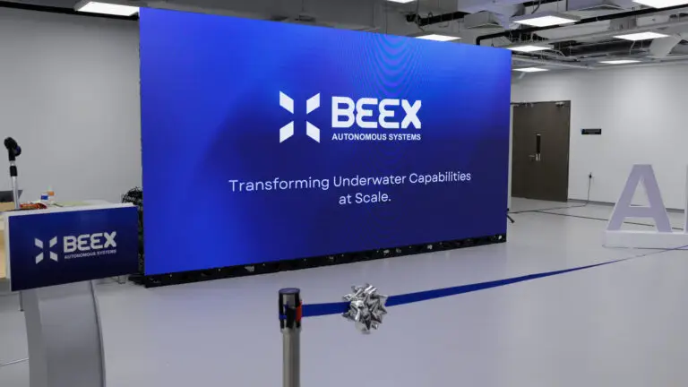 5m x 2.5m LED wall rental for the BEEX product launch at Singapore Institute of Technology.